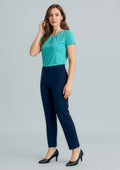 Cool Stretch Womens Slim Leg Pant - Navy