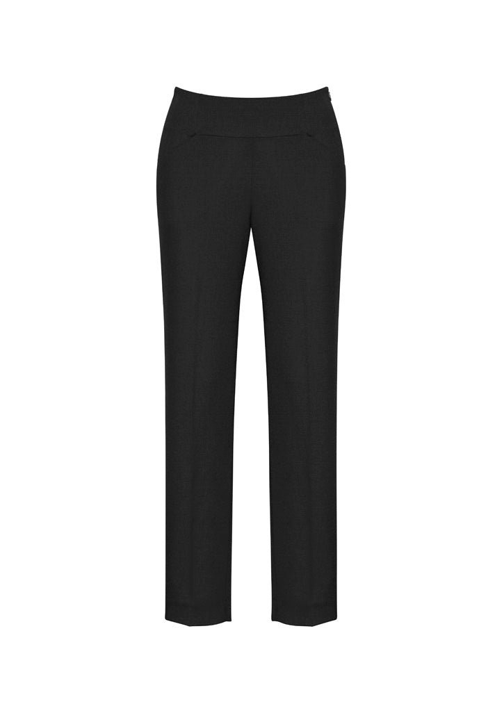 Cool Stretch Womens Bandless Slim Leg Pant - Black back
