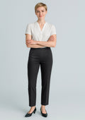 Cool Stretch Womens Bandless Slim Leg Pant - Black