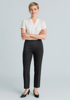 Cool Stretch Womens Bandless Slim Leg Pant - Black