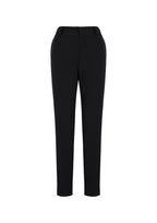 Siena Womens Bandless Elastic Waist Pant - Black back