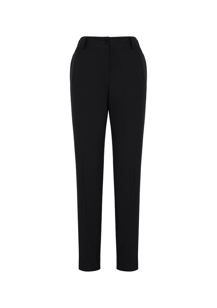 Siena Womens Bandless Elastic Waist Pant - Black back