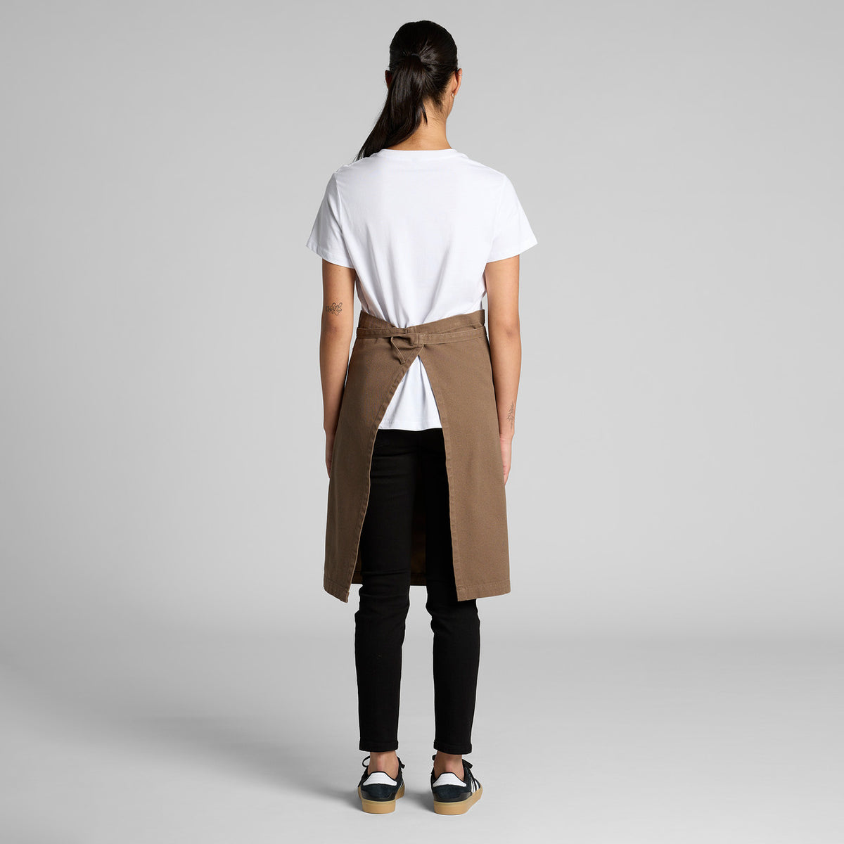 AS Colour Canvas Half Apron 1081 back model view