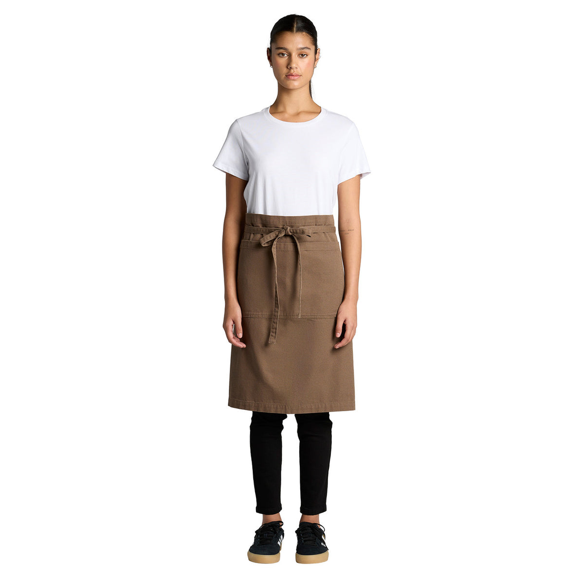 AS Colour Canvas Half Apron 1081 front model view