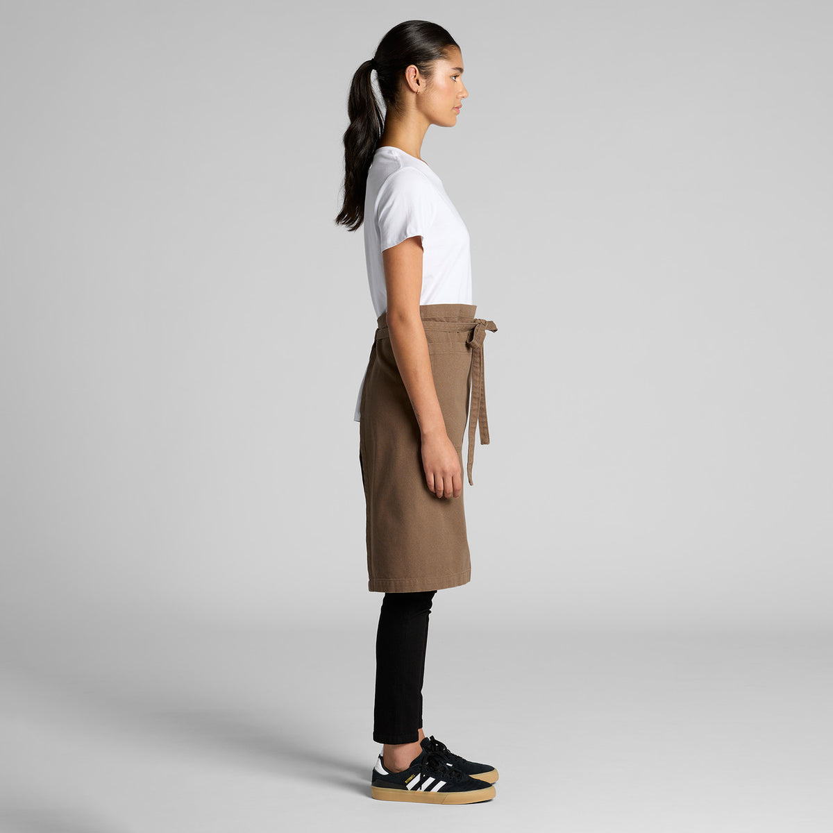 AS Colour Canvas Half Apron 1081 side model view