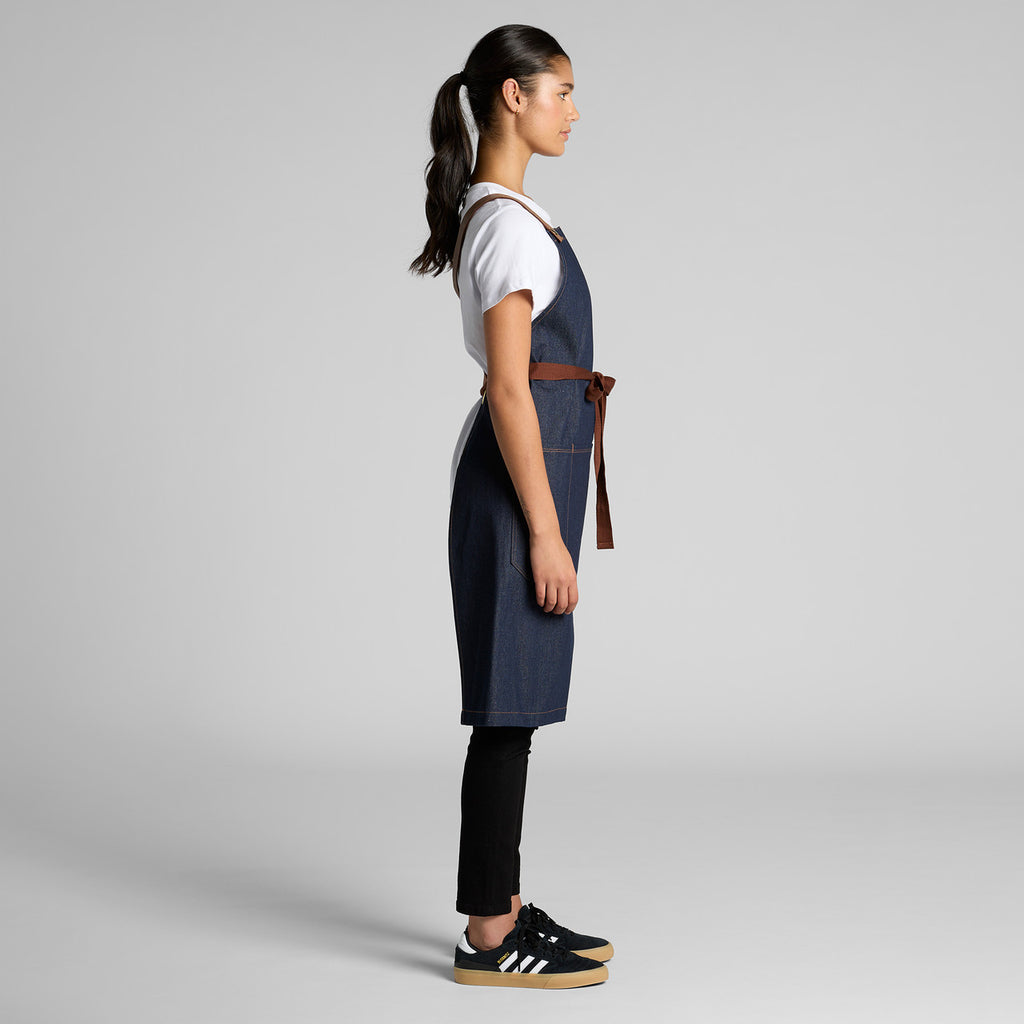 AS Colour Denim Apron 1084 side model view