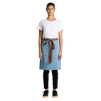 AS Colour Denim Half Apron 1085 front model view