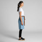 AS Colour Denim Half Apron 1085 side model view