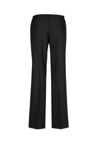 Comfort Wool Stretch Womens Relaxed Pant - Black back