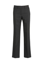 Comfort Wool Stretch Womens Relaxed Pant - Charcoal back