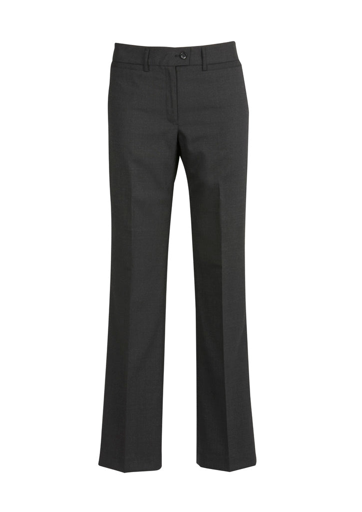 Comfort Wool Stretch Womens Relaxed Pant - Charcoal back