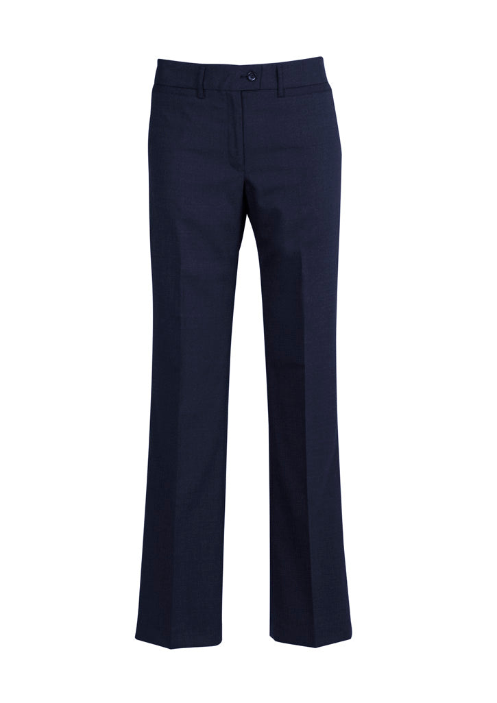 Comfort Wool Stretch Womens Relaxed Pant - Navy