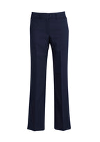 Comfort Wool Stretch Womens Relaxed Pant - Navy