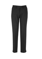 Comfort Wool Stretch Womens Slim Leg Pant - Black back