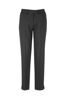 Comfort Wool Stretch Womens Slim Leg Pant - Charcoal