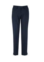 Comfort Wool Stretch Womens Slim Leg Pant - Navy