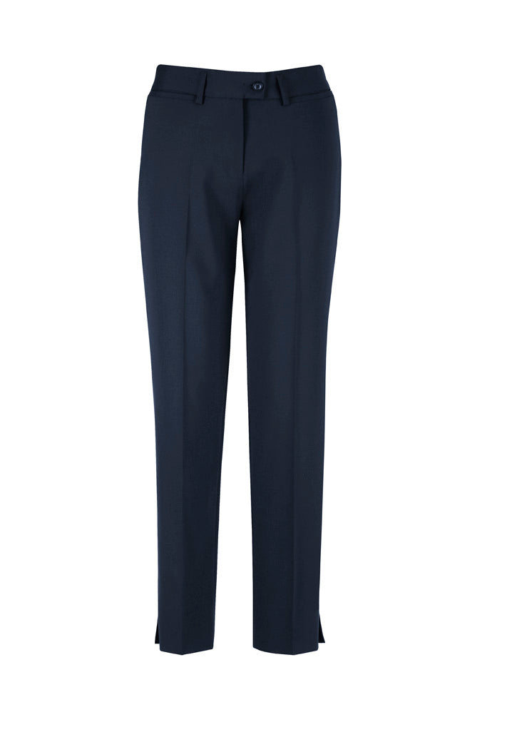 Comfort Wool Stretch Womens Slim Leg Pant - Navy