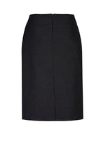 Cool Stretch Womens Relaxed Fit Lined Skirt - Black back
