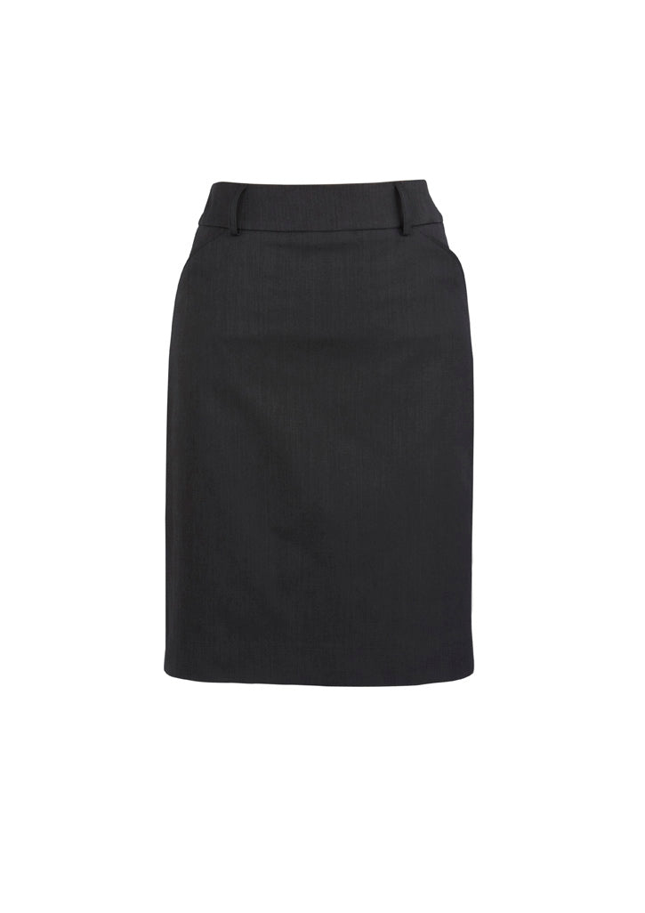 Cool Stretch Womens Multi-Pleat Skirt - Charcoal back