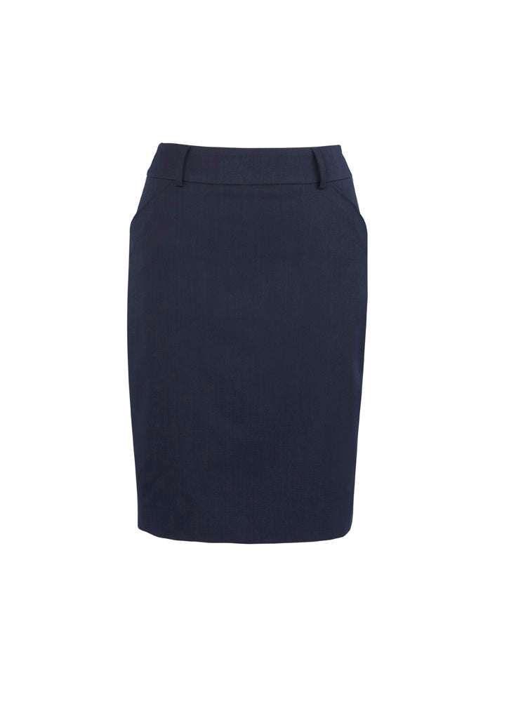 Cool Stretch Womens Multi-Pleat Skirt - Navy