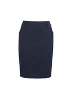 Cool Stretch Womens Multi-Pleat Skirt - Navy