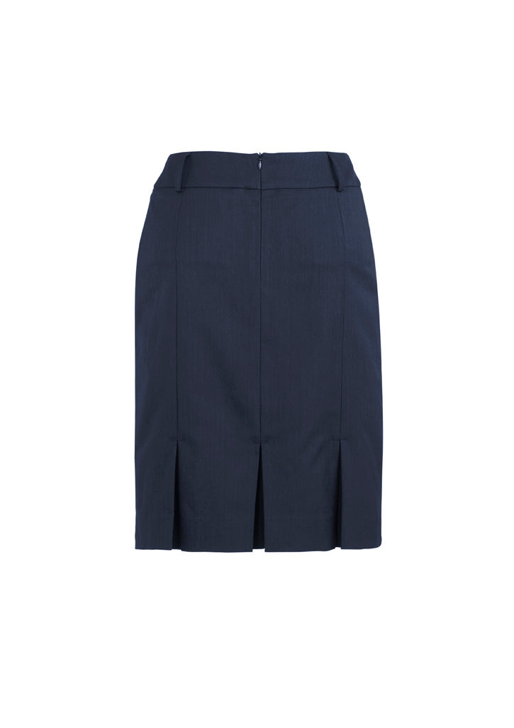 Cool Stretch Womens Multi-Pleat Skirt - Navy back