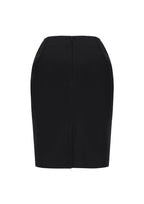 Siena Womens Bandless Pencil Skirt - Black back