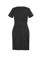 Cool Stretch Womens Short Sleeve Shift Dress - Charcoal back