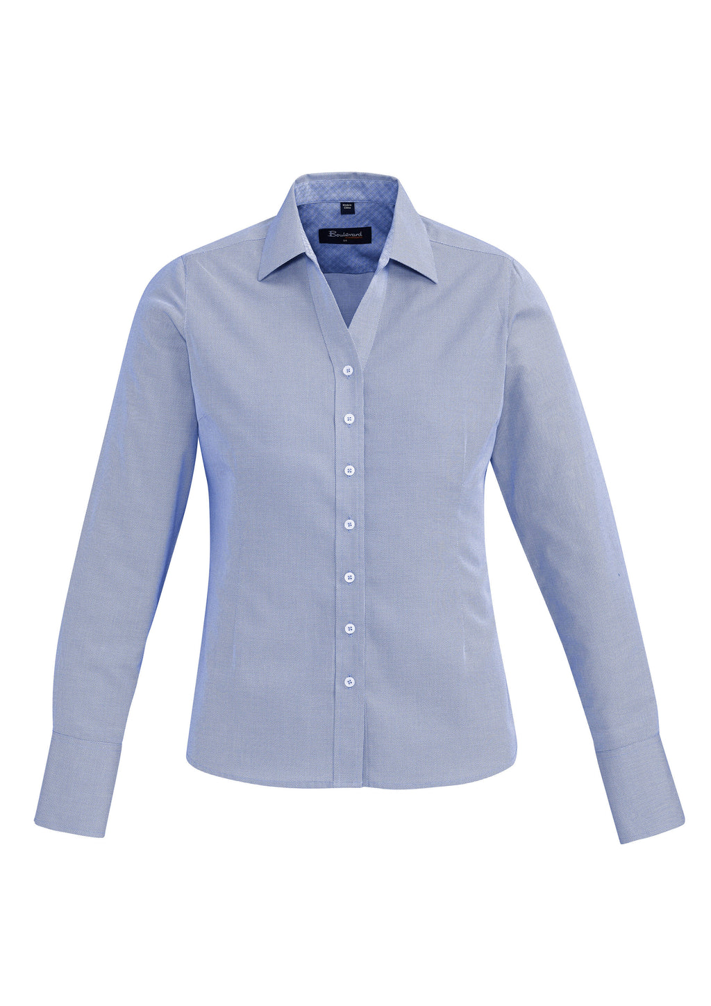 Hudson Womens Long Sleeve Shirt - Patriot Blue back