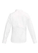 Hudson Womens Long Sleeve Shirt - White back