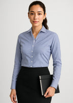 Hudson Womens Long Sleeve Shirt - Patriot Blue