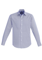 Hudson Mens Long Sleeve Shirt - Patriot Blue