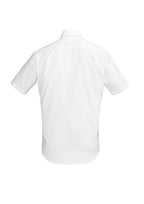 Hudson Mens Short Sleeve Shirt - White back