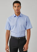 Hudson Mens Short Sleeve Shirt - Patriot Blue