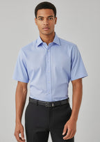 Hudson Mens Short Sleeve Shirt - Patriot Blue