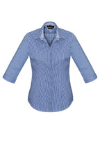 Newport Womens 3/4 Sleeve Shirt - French Navy back