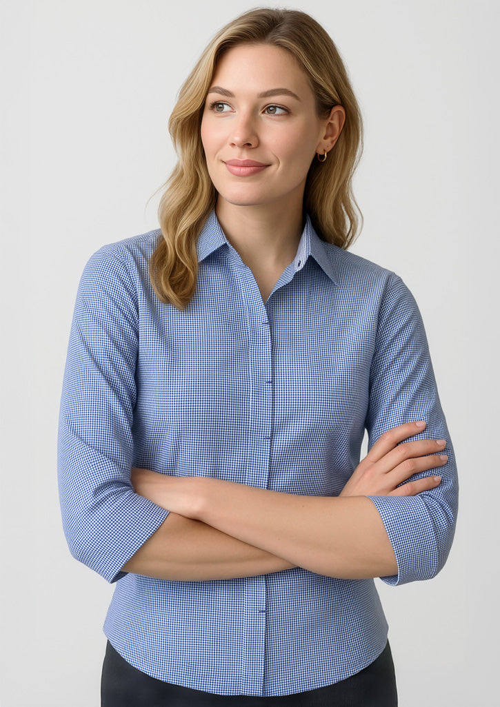 Newport Womens 3/4 Sleeve Shirt - French Navy