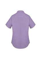 Newport Womens Short Sleeve Shirt - Purple Reign back