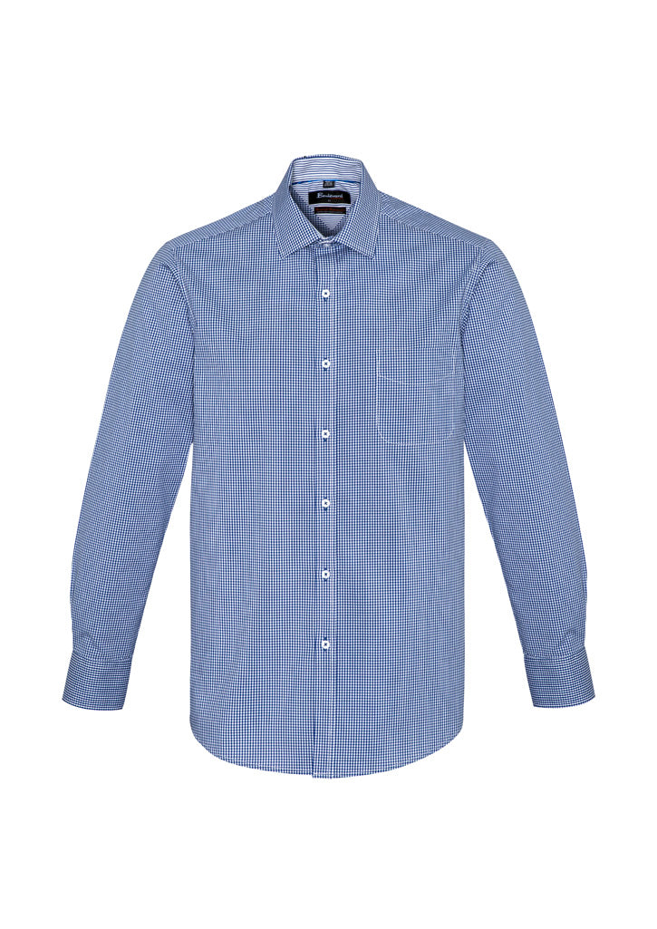 Newport Mens Long Sleeve Shirt - French Navy back