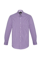 Newport Mens Long Sleeve Shirt - Purple Reign