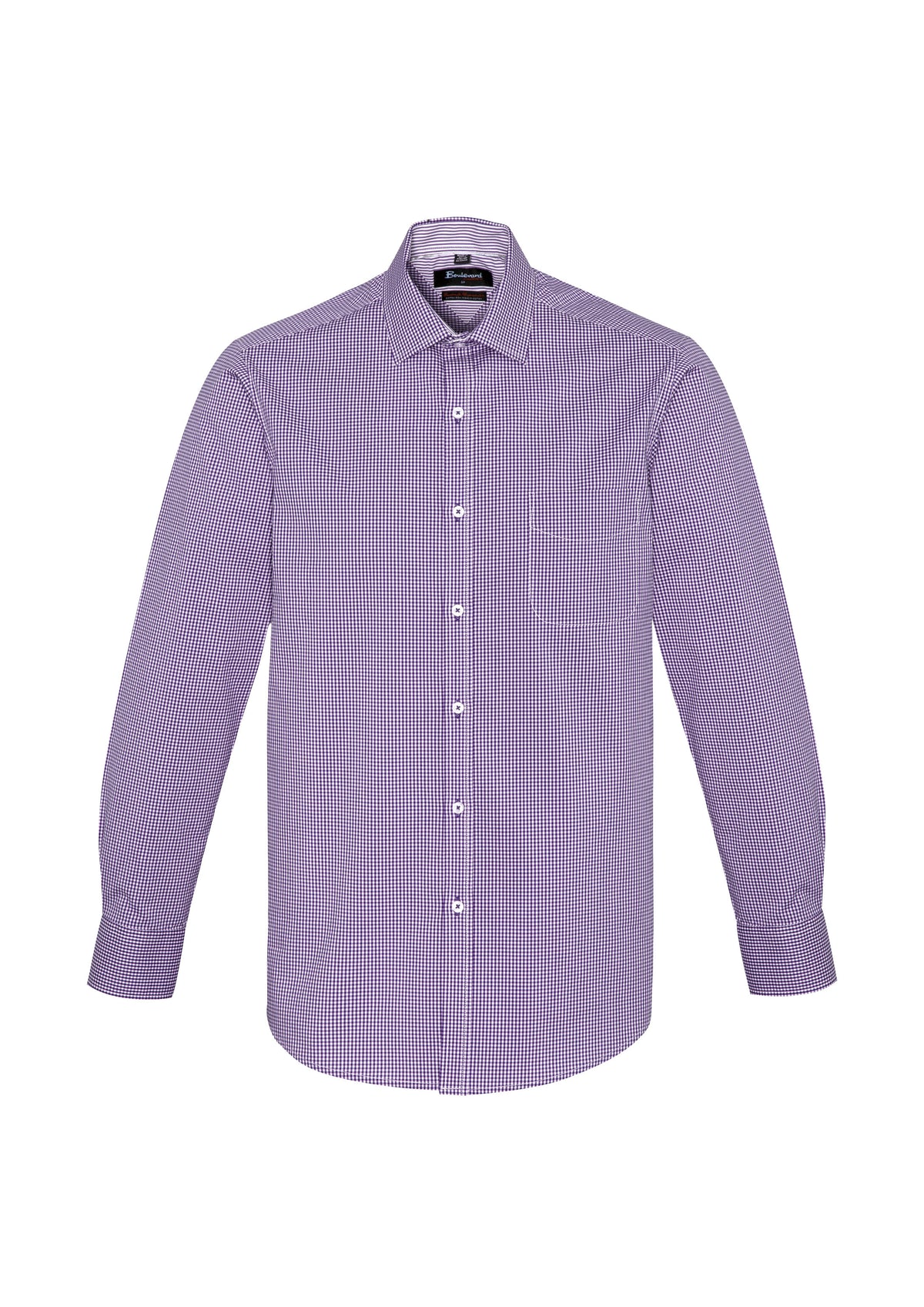 Newport Mens Long Sleeve Shirt - Purple Reign