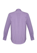 Newport Mens Long Sleeve Shirt - Purple Reign back