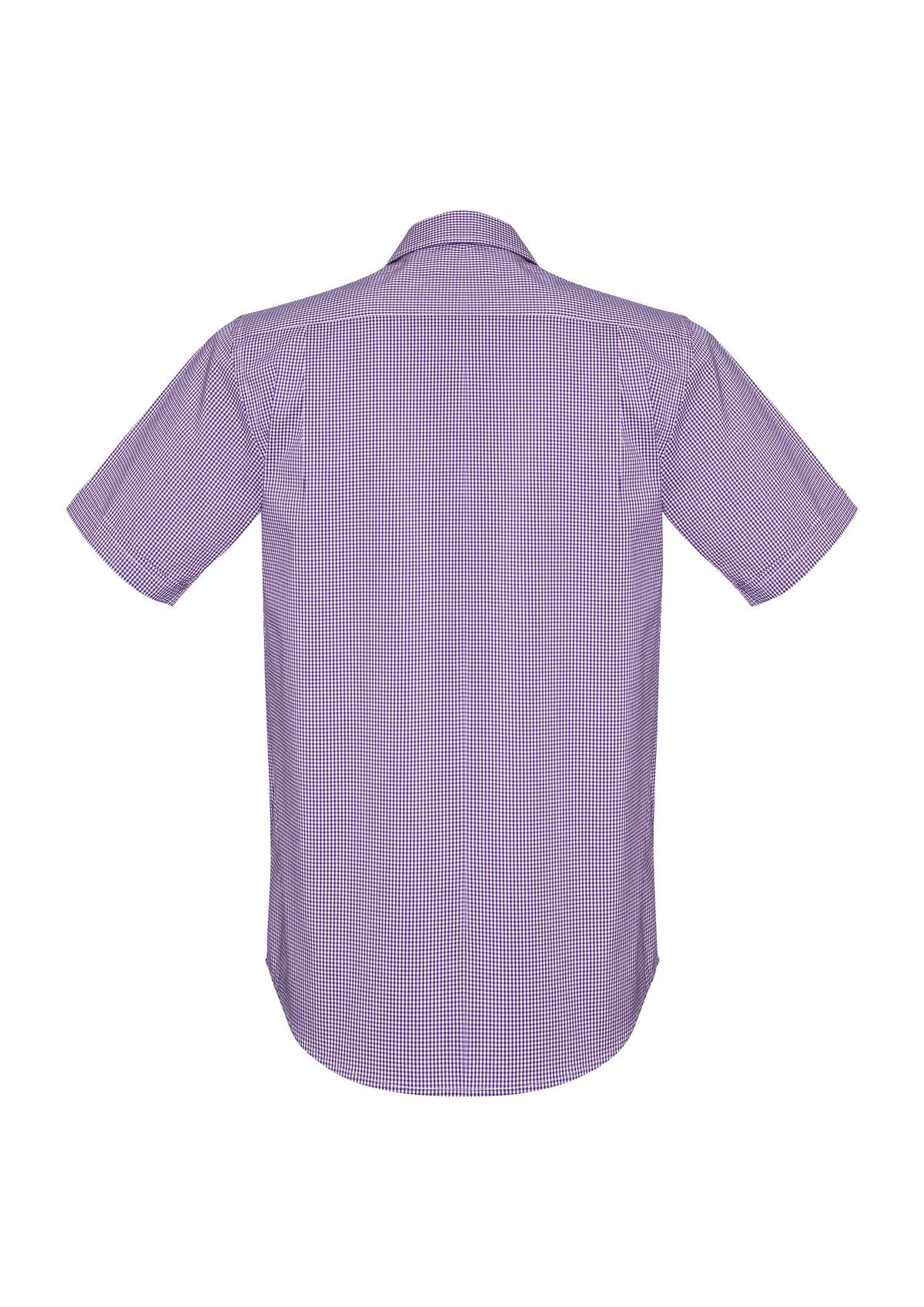 Newport Mens Short Sleeve Shirt - Purple Reign back