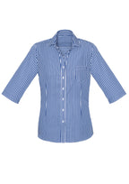Springfield Womens 3/4 Sleeve Shirt - French Navy back
