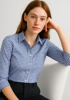 Springfield Womens 3/4 Sleeve Shirt - French Navy