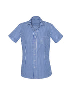 Springfield Womens Short Sleeve Shirt - French Navy back