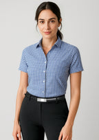 Springfield Womens Short Sleeve Shirt - French Navy