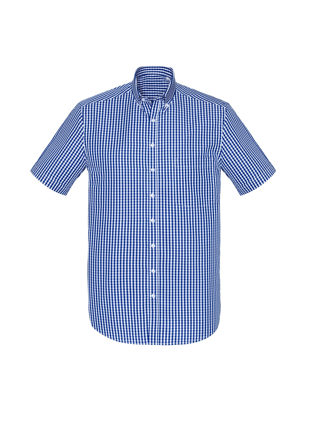 Springfield Mens Short Sleeve Shirt - French Navy back