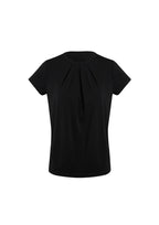 Blaise Womens Short Sleeve Top - Black back