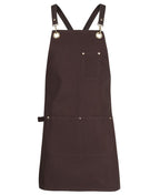 JB's 65x75 Brass Eyelet Crossback Apron with PU Strap
